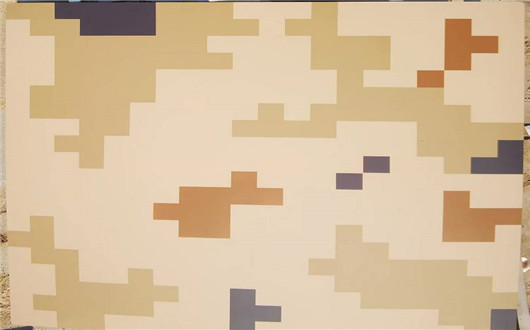 西藏荒漠迷彩漆喷涂